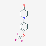 Structure of 1-(4-(TRIFLUOROMETHOXY)PHENYL)PIPERIDIN-4-ONE