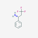 Structure of ((R)-1-PHENYL-3,3,3-TRIFLUOROPROPYL)AMINE