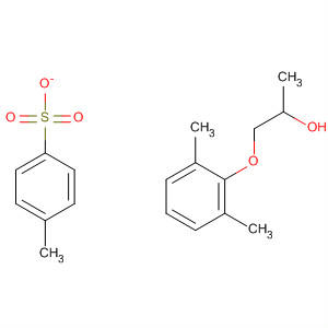 Structure of 2-Propanol, 1-(2,6-dimethylphenoxy)-, 4-methylbenzenesulfonate