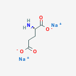 Structure of l-Glutamic acid, N-coco acyl derivs., disodium salts