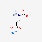 Structure of l-Glutamic acid, N-coco acyl derivs., monosodium salts