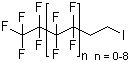 Structure of Perfluoro-C2-18-alkylethyl iodides