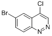 Structure of 6-bromo-4-chlorocinnoline