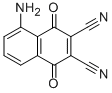Structure of 5-AMINO-2,3-DICYANO-1,4-NAPHTHOQUINONE