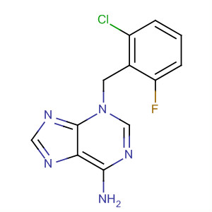 Structure of 3H-Purin-6-amine, 3-[(2-chloro-6-fluorophenyl)methyl]-