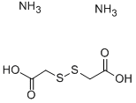 Structure of DIAMMONIUM 2,2-DITHIODIACETATE