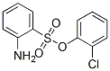 Structure of o-chlorophenyl o-aminobenzenesulphonate