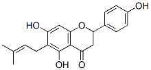 6-异戊二烯基柚皮素结构式