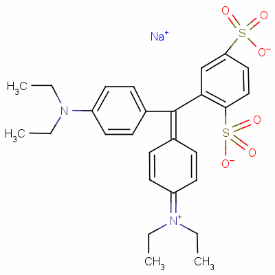 Structure of PATENT BLUE VIOLET
