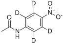 Structure of 4-NITROACETANILIDE-2,3,5,6-D4