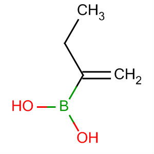 Structure of Boronic acid, (1-methylenepropyl)-