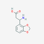 Structure of 3-AMINO-3-BENZO[1,3]DIOXOL-4-YL-PROPIONIC ACID