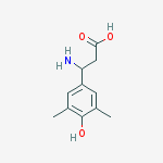 Structure of 3-AMINO-3-(4-HYDROXY-3,5-DIMETHYL-PHENYL)-PROPIONIC ACID