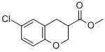 Structure of 6-CHLORO-CHROMAN-3-CARBOXYLIC ACID METHYL ESTER