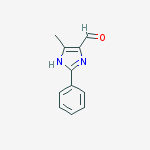 1H-Imidazole-4-carboxaldehyde, 5-methyl-2-phenyl-结构式