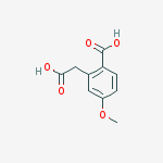 Structure of 2-(Carboxymethyl)-4-methoxybenzoic acid