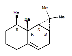 Structure of (-)-ARISTOLENE