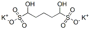 Structure of dipotassium 1,5-dihydroxypentane-1,5-disulphonate