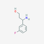 Structure of 3-(3-FLUOROPHENYL)-DL-BETA-ALANINOL