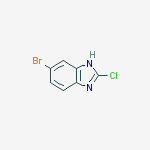 Structure of 5-BROMO-2-CHLORO-1H-BENZIMIDAZOLE