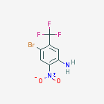 Structure of 4-BROMO-5-(TRIFLUOROMETHYL)-2-NITROBENZENAMINE