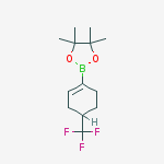 Structure of 4-TRIFLUOROMETHYLCYCLOHEX-1-ENYL-1-BORONIC ACID PINACOL ESTER