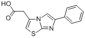 Structure of (6-PHENYLIMIDAZO[2,1-B][1,3]THIAZOL-3-YL)ACETIC ACID