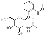 Structure of (2-METHOXYCARBONYL) PHENYL-2-ACETAMIDO-2-DEOXY-BETA-D-GLUCOPYRANOSIDE