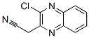 Structure of 2-(3-chloroquinoxalin-2-yl)acetonitrile