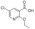 5-Chloro-2-ethoxypyridine-3-carboxylic acid结构式