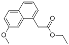 Structure of 7-Methoxy-1-naphthaleneacetic acid ethyl ester
