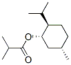 [1R-(1alpha,2beta,5alpha)]-5-methyl-2-(1-methylethyl)cyclohexyl isobutyrate结构式