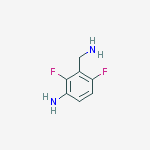 Structure of BENZENEMETHANAMINE, 3-AMINO-2,6-DIFLUORO-