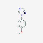 1-(4-Methoxyphenyl)-1H-1,2,4-triazole结构式