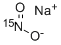 Structure of SODIUM NITRITE-15N