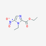 1H-IMIDAZOLE-2-CARBOXYLIC ACID,1-ETHYL-5-NITRO-,ETHYL ESTER结构式