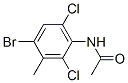 N-(4-bromo-2,6-dichloro-3-methylphenyl)acetamide结构式