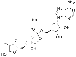 Structure of ADENOSINE 5-DIPHOSPHORIBOSE SODIUM SALT