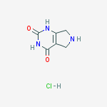 Structure of 6,7-dihydro-1H-pyrrolo[3,4-d]pyrimidine-2,4(3H,5H)-dione