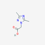 Structure of (3,5-DIMETHYL-[1,2,4]TRIAZOL-1-YL)-ACETIC ACID
