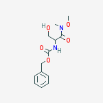 Structure of BENZYL (S)-1-(N-METHOXY-N-METHYLCARBAMOYL)-2-HYDROXYETHYLCARBAMATE