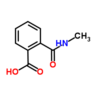2-(methylcarbamoyl)benzoic acid结构式
