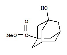 Structure of methyl 3-hydroxytricyclo[3.3.1.1~3,7~]decane-1-carboxylate