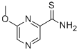 Structure of Pyrazinecarbothioamide, 6-methoxy-