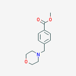 Methyl 4-(morpholinomethyl)benzoate结构式