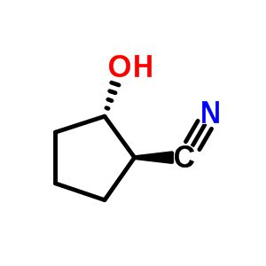 Structure of (1R,2S)-2-hydroxycyclopentanecarbonitrile
