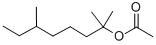 Structure of TETRAHYDROMYRCENYL ACETATE