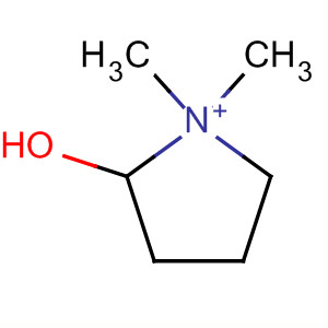Chemical structure of Pyrrolidinium, 1,1-dimethyl-, hydroxide