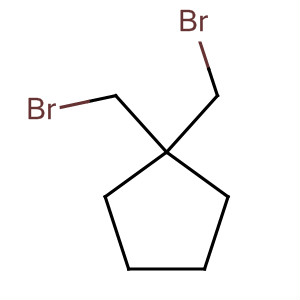 Structure of Cyclopentane, 1,1-bis(bromomethyl)-