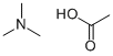 Structure of TRIMETHYLAMMONIUM ACETATE
